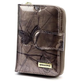    Dámska kožená peňaženka Gregorio BTS-115 orieškovej farby 9 x 13 x 3,5 cm