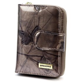    Dámska kožená peňaženka Gregorio BTS-115 orieškovej farby 9 x 13 x 3,5 cm