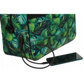    Rovicky R-TL15608 zeleno-čierny vzor Wizz Air, palubná taška Ryanair, cestovná taška 40 x 25 x 20 cm