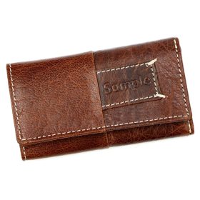    Money Kepper NO-BVA KEYBAG hnedá kožená aktovka 11,5 x 7 x 2,5 cm