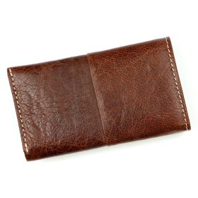    Money Kepper NO-BVA KEYBAG hnedá kožená aktovka 11,5 x 7 x 2,5 cm