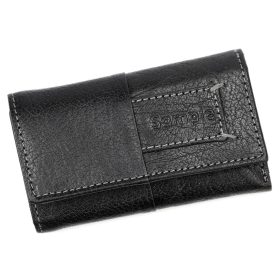    Money Kepper NO-BVA KEYBAG čierna kožená aktovka 11,5 x 7 x 2,5 cm