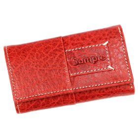    Money Kepper NO-BVA KEYBAG červená kožená aktovka 11,5 x 7 x 2,5 cm