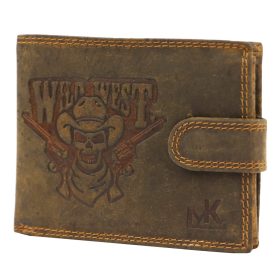    Money Kepper CCH 5600B lebka s klobúkom pánska kožená peňaženka 13,3 x 10 x 2,5 cm