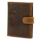  Kožená peňaženka Money Kepper CCH 5601B s motívom jastraba 10 x 13 x 2,5 cm