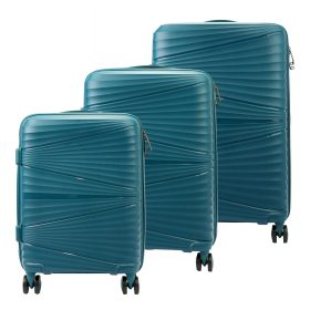    Jony green ABS 3-dielna súprava tvrdostenných kufrov 54/64/74 cm