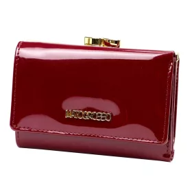    Maťo Grosso 0579-57 RFID bordová dámska kožená peňaženka 12 x 8,5 x 3 cm