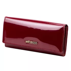    Mato Grosso 0743-57 RFID bordová lakovaná dámska peňaženka 18,2 x 9 x 3,8 cm