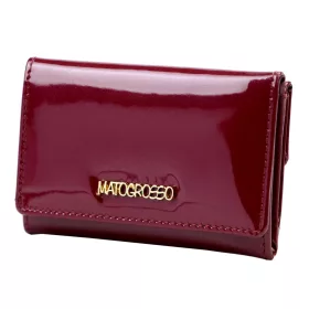    Maťo Grosso 0900-57 RFID bordová dámska kožená peňaženka 12 x 8,5 x 3 cm