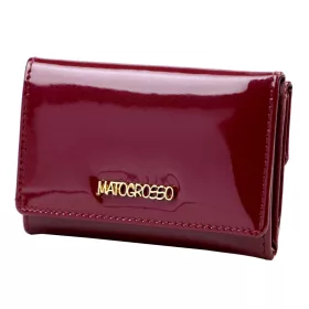    Maťo Grosso 0900-57 RFID bordová dámska kožená peňaženka 12 x 8,5 x 3 cm