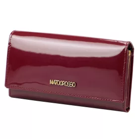   Maťo Grosso 0919-57 RFID bordová dámska kožená peňaženka 16,5 x 9 x 3,5 cm