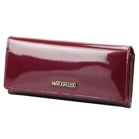    Maťo Grosso 0946-57 RFID bordová dámska kožená peňaženka 18,5 x 9 x 4 cm