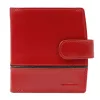  Dámska kožená peňaženka EL FORREST 2232-41 s RFID červenou farbou 10 x 10 x 2,5 cm
