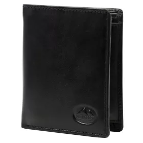    EL FORREST 728-67 RFID čierna pánska kožená peňaženka 9 x 11 x 2,8 cm