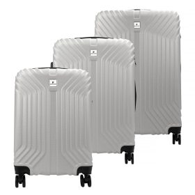  Pierre Cardin ISTANBUL MED10 x3 Z strieborný abs kufor