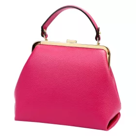    Luka 24-024 DOLLARO purpurová dámska kožená taška 27 x 23 x 11 cm