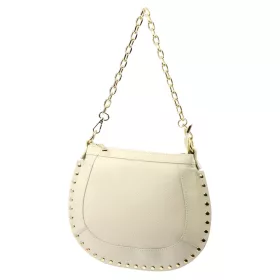    Luka 24-026 béžová dámska kožená kabelka 32 x 26 x 6 cm
