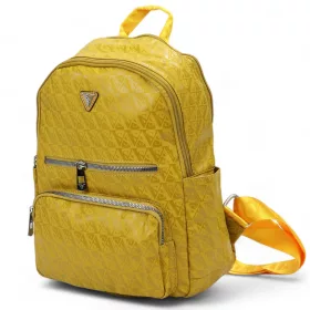    Sergio Valentini 7172 žltý lesklý materiál dámsky batoh 13 x 34 x 29 cm