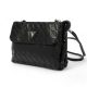  Dámska crossbody kabelka Sergio Valentini 7170 čierna 5 x 13 x 19 cm