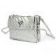  Strieborná dámska crossbody kabelka Sergio Valentini 7170 5 x 13 x 19 cm