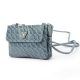  Dámska crossbody kabelka Sergio Valentini 7170 modrá 5 x 13 x 19 cm