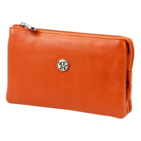    Gregorio NAP GG KR 10 oranžová dámska kožená peňaženka 16 x 10 x 3 cm