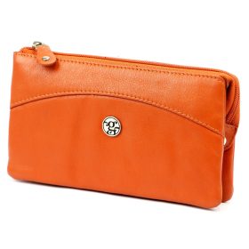    Gregorio NAP GG KR 9 oranžová dámska kožená peňaženka 17,5 x 10 x 3,8 cm