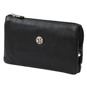    Gregorio NAP GG KR 10 čierna dámska kožená peňaženka 16 x 10 x 3 cm