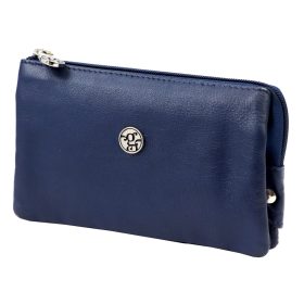    Gregorio NAP GG KR 10 modrá dámska kožená peňaženka 16 x 10 x 3 cm