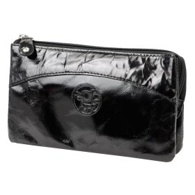    Gregorio LUMI GG KR 9 čierna dámska kožená peňaženka 17,5 x 10 x 3,8 cm