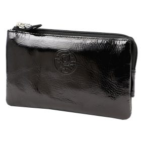    Gregorio LUMI GG KR 10 čierna dámska kožená peňaženka 16 x 10 x 3 cm