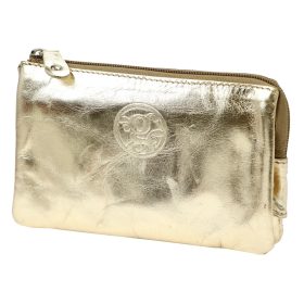    Gregorio LUMI GG KR 10 zlatá dámska kožená peňaženka 16 x 10 x 3 cm