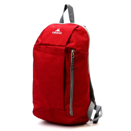  Ormi 9308# červený dámsky polyesterový batoh 22 x 40 x 10 cm
