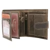  Pánska kožená peňaženka Wild RM-24-16L-BAW hnedej farby 10,5 x 9 x 3 cm