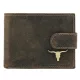  Pánska kožená peňaženka Wild RM-24-15L-BAW hnedej farby 10,5 x 8 x 3 cm