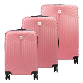    Pierre Cardin ISTANBUL pink abs 3-dielna sada kufrov 55/65/75 cm