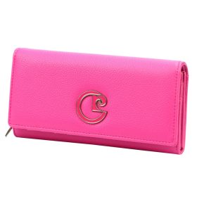    Pierre Cardin LADY68 1720 ružová dámska vláknitá kožená peňaženka 18,5 x 10 x 4 cm