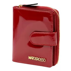    Mato Grosso 0820-403 RFID bordová lakovaná dámska peňaženka 9 x 11 x 3 cm
