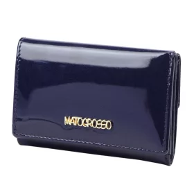    Mato Grosso 0900-32 RFID námornícka lakovaná dámska peňaženka 12 x 8,5 x 3 cm
