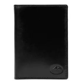    EL FORREST 925-67 RFID čierna pánska kožená peňaženka 9,5 x 13 x 2,5 cm