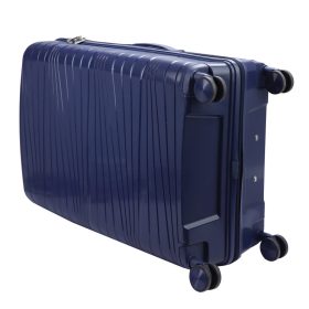    Pánsky kufor Pierre Cardin SARA03 203 - 28 námornícka modrá farba s prvkami brušnej peny, rozmery 47 x 75 x 29 cm