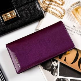    Peterson PTN 421431-SH fialová dámska kožená peňaženka 10 x 19 x 2,5 cm