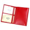  Puzdro na dokumenty EL FORREST 579-47 ETUI RFID z hovädzej kože, červené, 9,5 x 13 x 1,5 cm