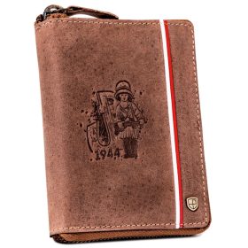    Peterson PTN 340PW-01 2-1-4 HUNTER hnedá pánska kožená peňaženka