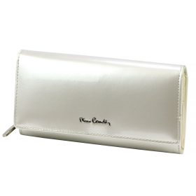    Pierre Cardin 07 SHINY 106 béžová dámska kožená peňaženka 19 x 10,5 cm