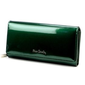    Pierre Cardin 07 SHINY 106 zelená dámska kožená peňaženka 19 x 10,5 cm