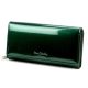  Pierre Cardin 07 SHINY 106 zelená dámska kožená peňaženka 19 x 10,5 cm