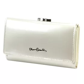    Pierre Cardin 07 SHINY 108 béžová dámska vláknová koženo-kožená peňaženka 14,5 x 9 cm