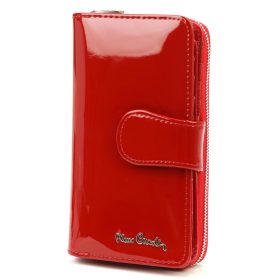    Pierre Cardin 07 SHINY 116 červená dámska kožená peňaženka 9,5 x 16,5 cm