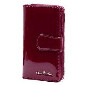    Pierre Cardin 07 SHINY 116 bordová dámska kožená peňaženka 9,5 x 16,5 cm